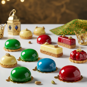 Super Shiny Mirror Glaze Recipe (For Ramadan Sweets)