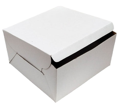 10" White Cake Boxes 10x10 x5 - 100 pcs