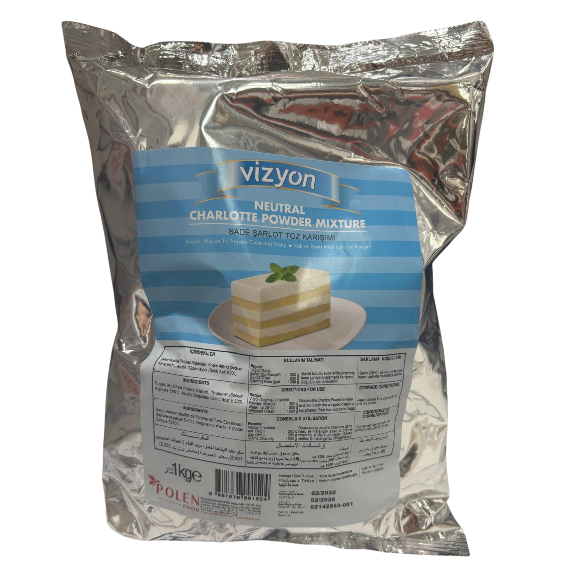 Vizyon Neutral Charlotte Powder Mixture