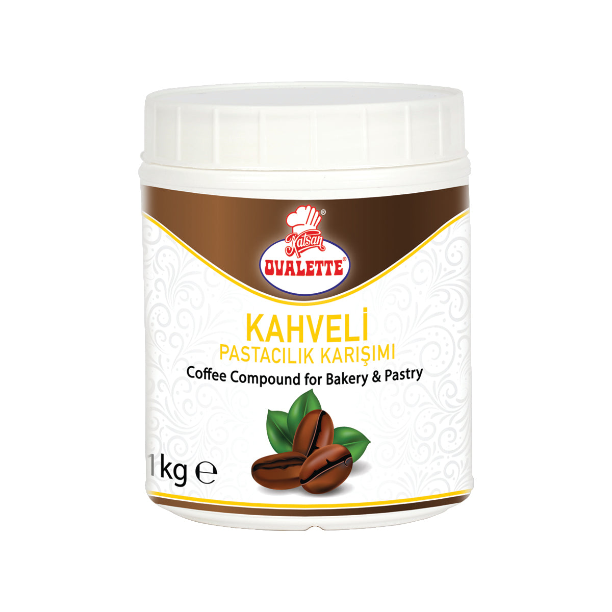 Katsan Ovalette Coffee Flavored Compound For Pastry 1 kg