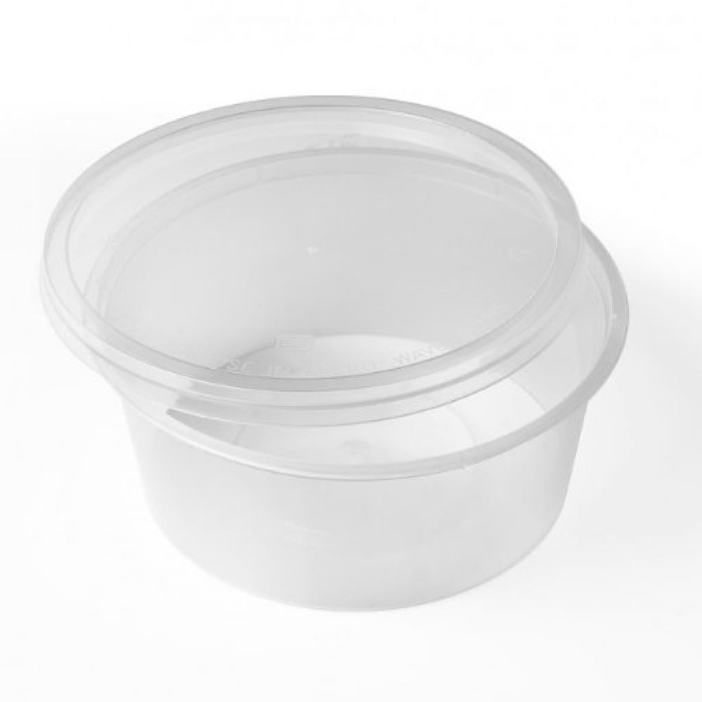 12 Oz Deli Round Container With Lids 250 pcs