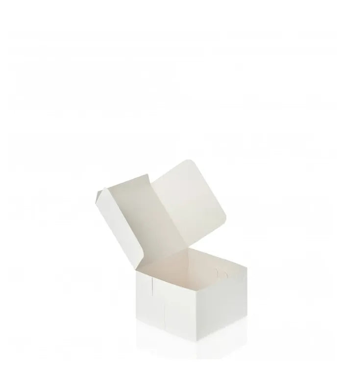 White Cake Box 5x5x3" - 250 Pcs