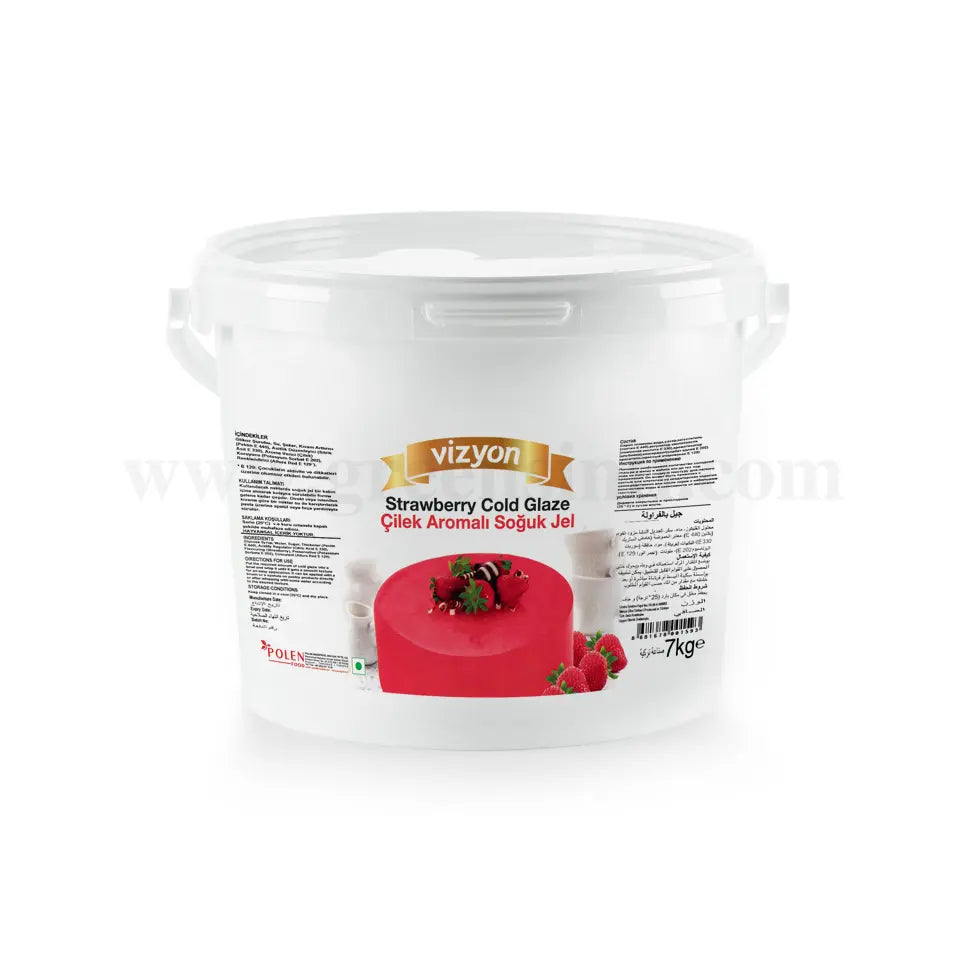 Mirror Cold Glaze Strawberry Flavoured 7 kg