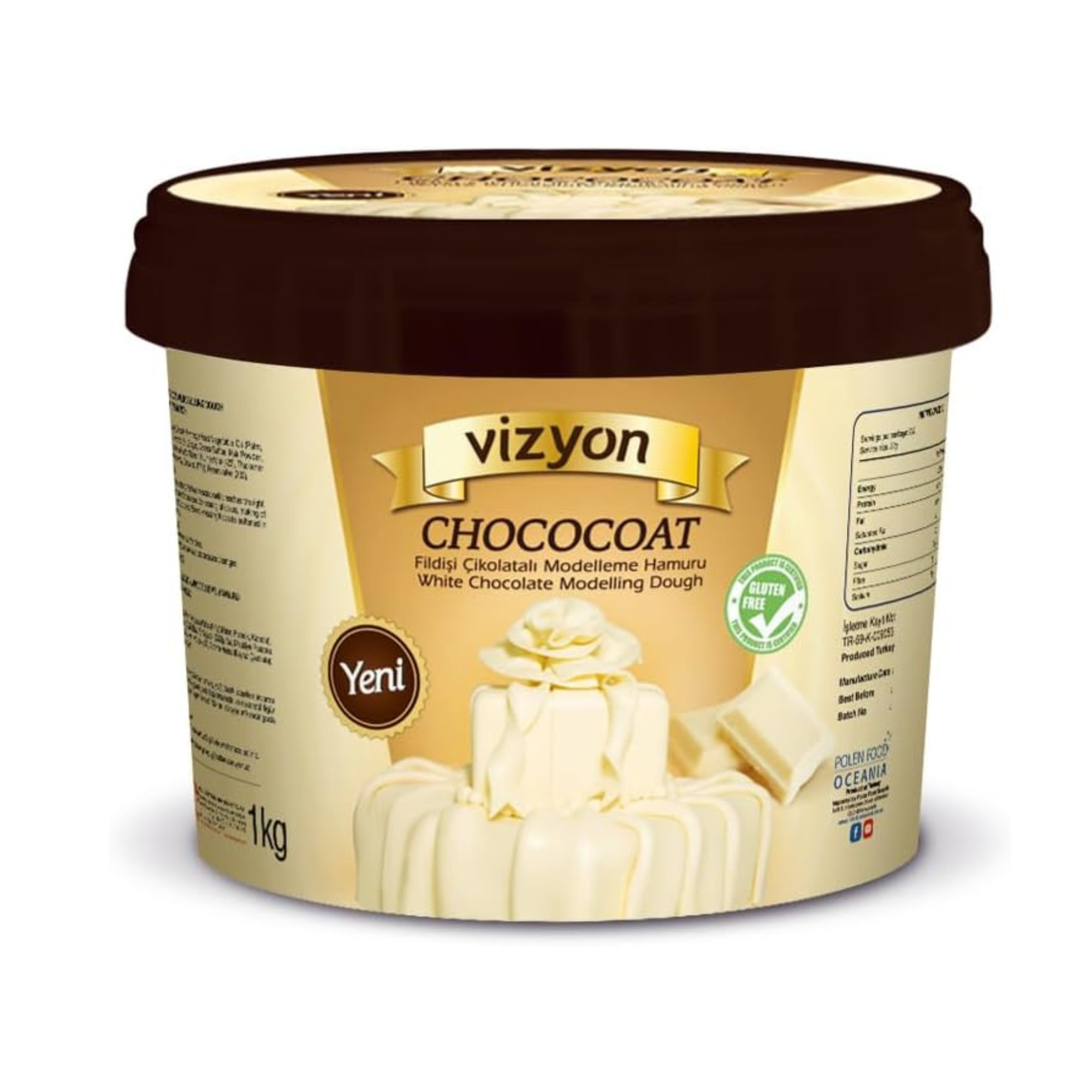 Vizyon - Chococoat White Chocolate - 1 Kg