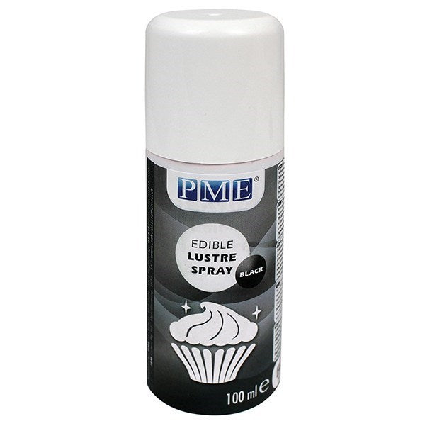 Pme Edible Lustre Spray - Black 100 ml