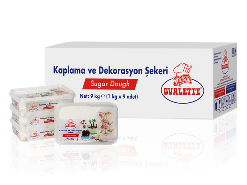 Katsan Ovalette Sugar Paste Icing White 1 kg