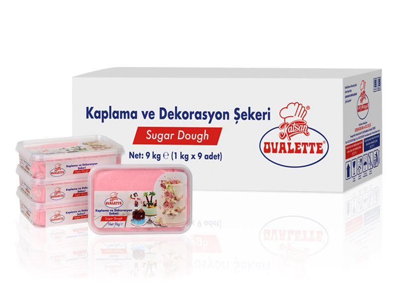 Katsan Ovalette Sugar Paste Icing Pink 1 kg