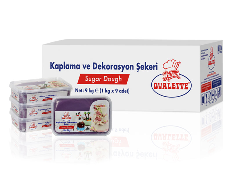 Katsan Ovalette Sugar Paste Icing Purple 1 kg