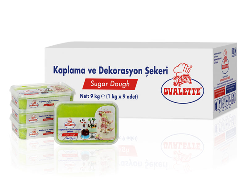 Katsan Ovalette Sugar Paste Icing Light green 1 kg