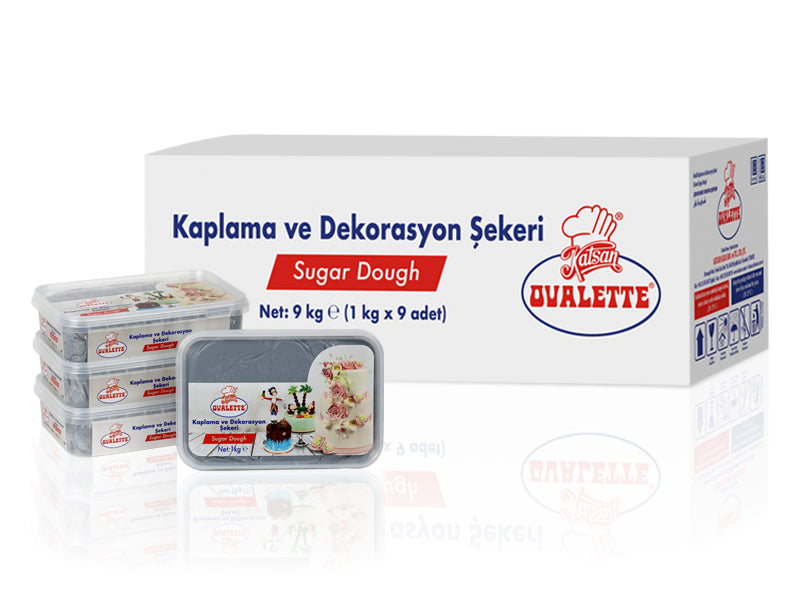 Katsan Ovalette Sugar Paste Icing Gray 1 kg