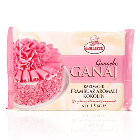 Katsan Ovalette Raspberry Flavored Compound Ganache 1,5 kg