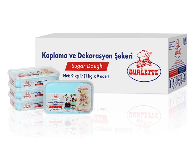 Katsan Ovalette Sugar Paste Icing Light Blue 1 kg