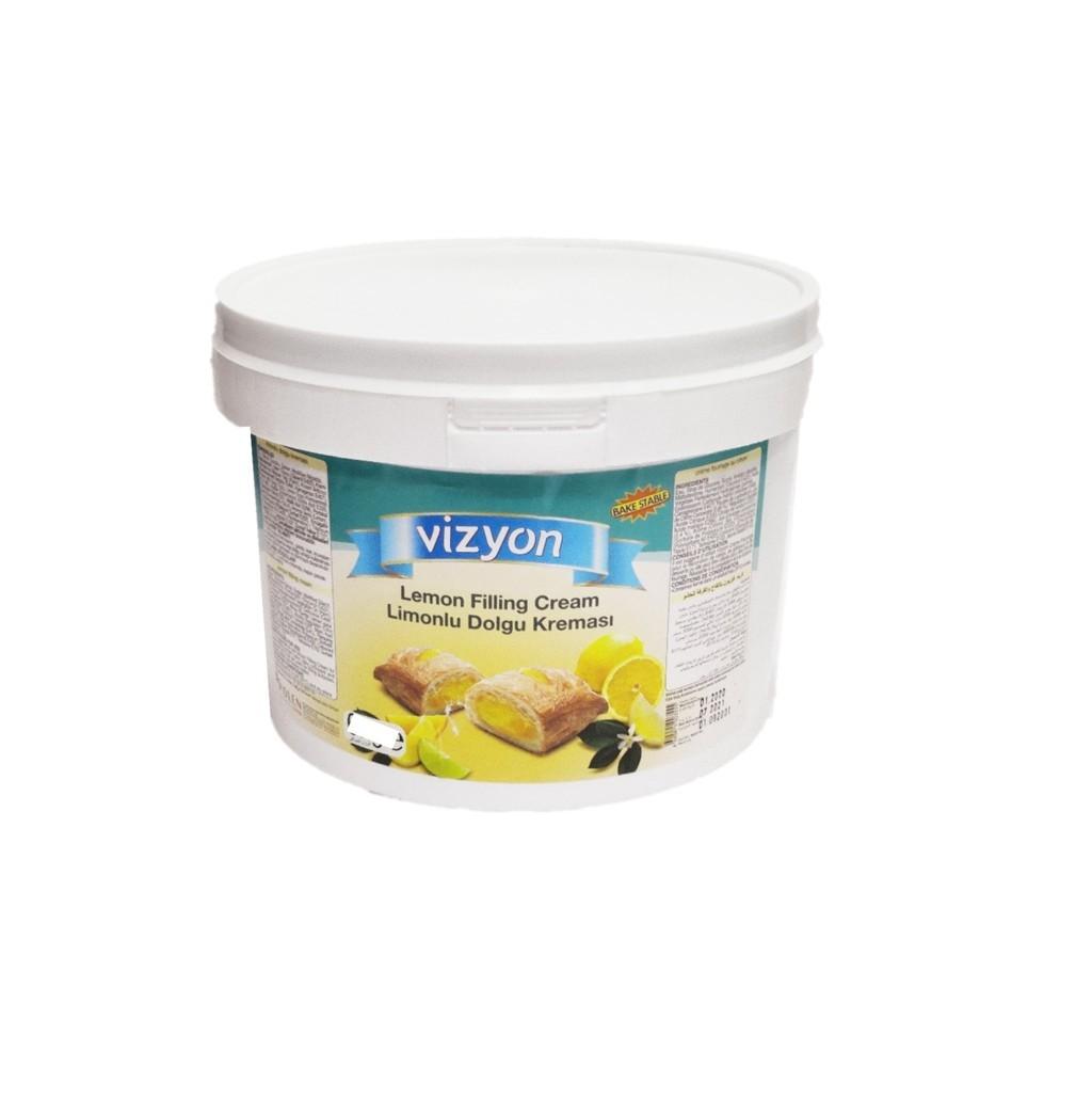 Vizyon Lemon Flavoured Filling Cream 6kg