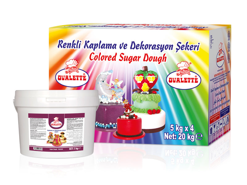 Katsan Ovalette Sugar Paste Icing Fuchsia 5 kg