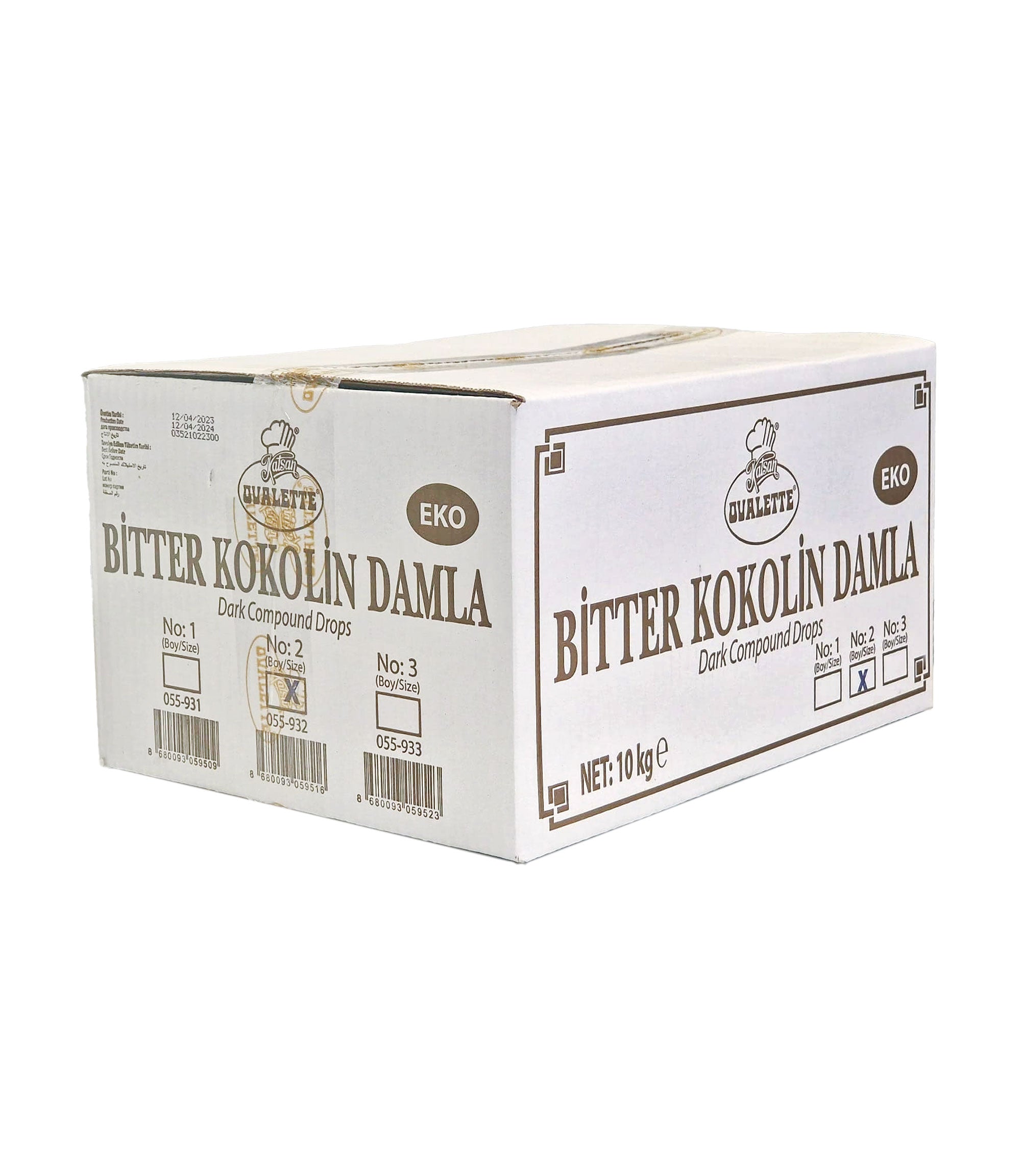 Compound Bitter Chocolate Drops Eco No:2.10 kg