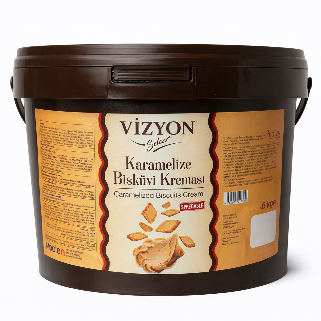 Vizyon Caramelised Biscuits Cream 6kg ( Spredable )
