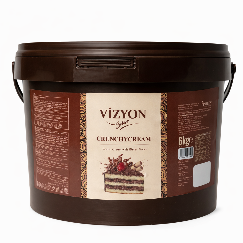 Vizyon Crunchycream Cocoa Cream with Wafer Pieces 6kg