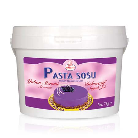 Katsan Ovalette Blueberry Flavored Cold Glaze 7 kg