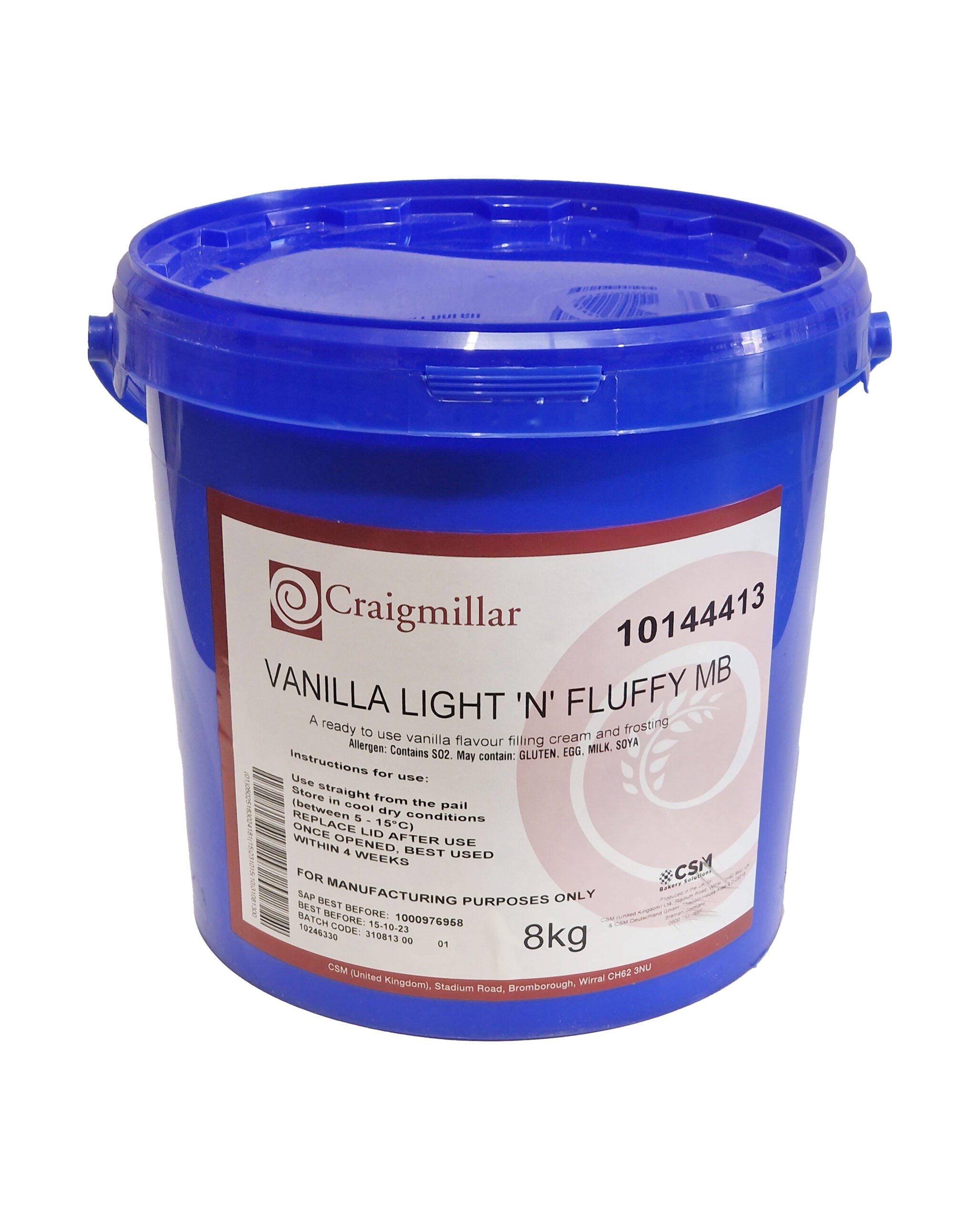 Craigmillar Vanilla Light & Fluffy 8 kg