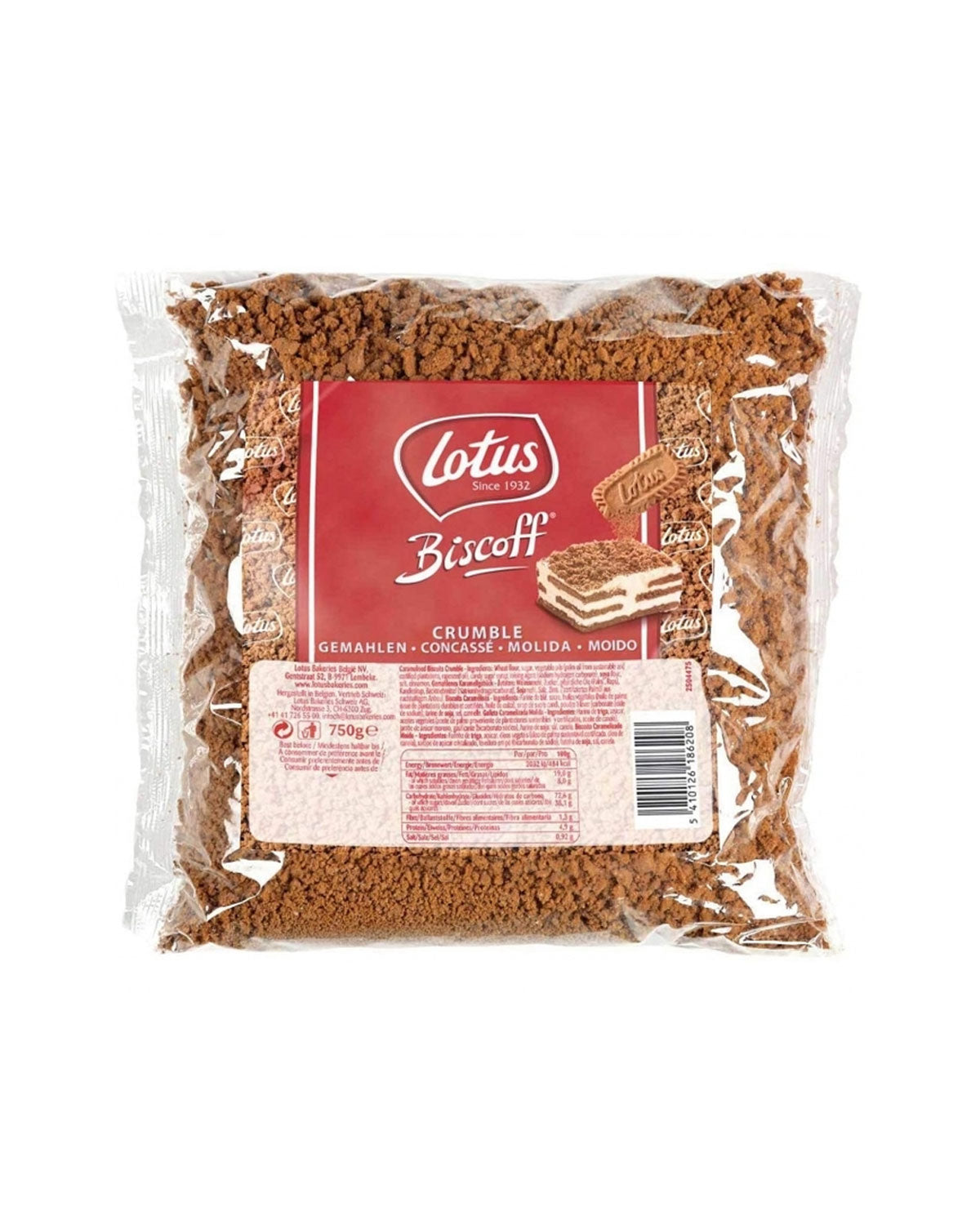 Lotus Biscoff Crumble Case 750 gr