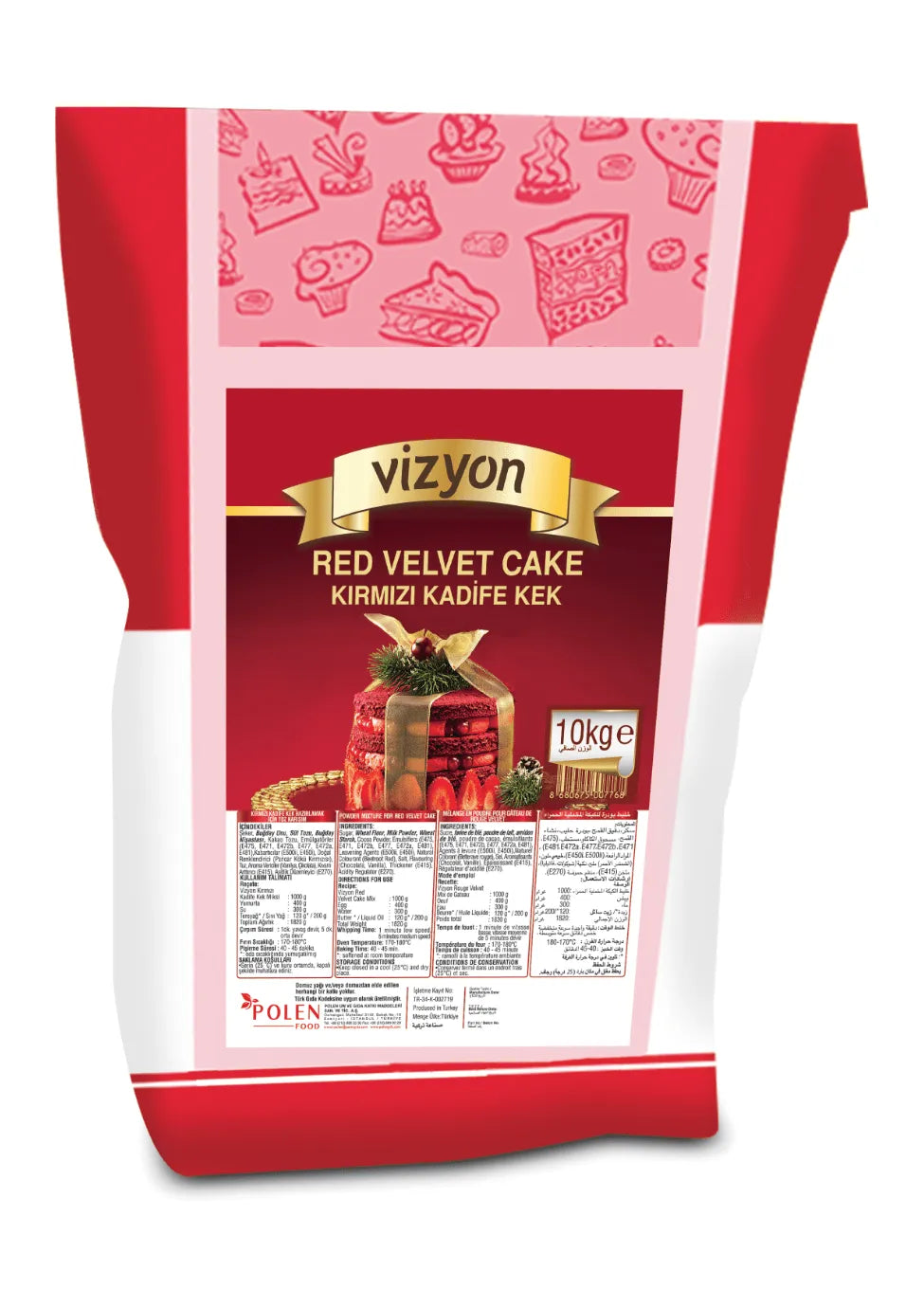 Vizyon Red Velvet Mix 10 Kg