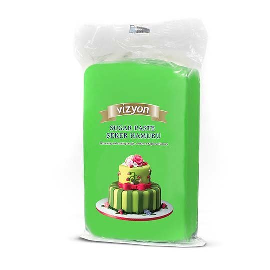 Vizyon Sugar Paste Icing Green 1 kg