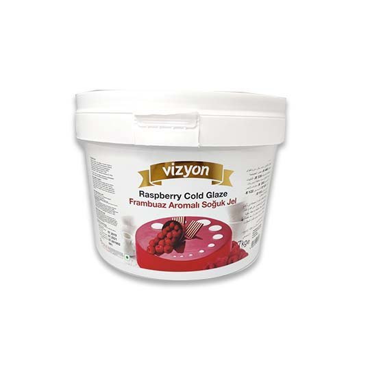 Vizyon Raspberry Flavoured Cold Glaze 7 kg