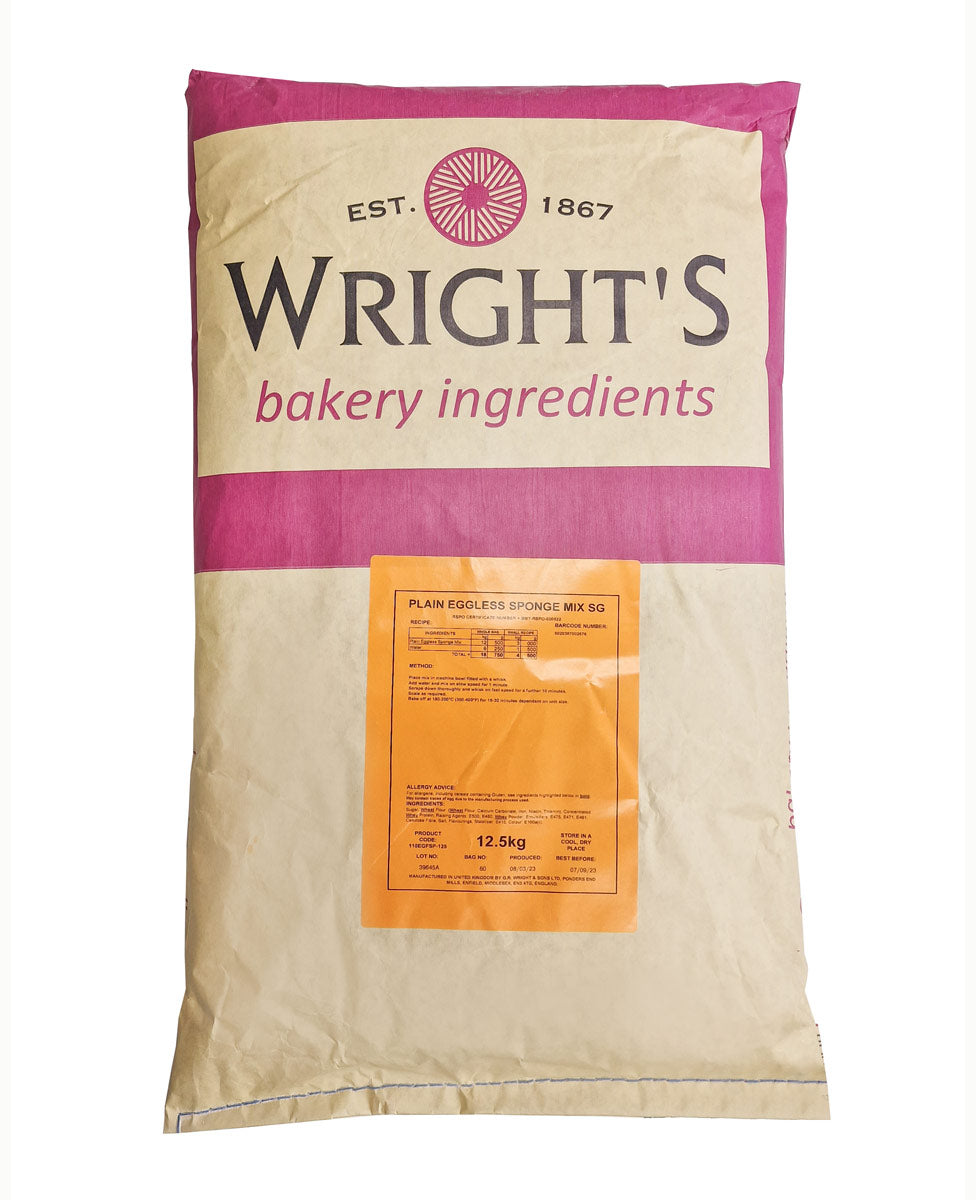 Wright'S Bakery Ingredients Plain Eggless Sponge Mix Sg 12,5 kg