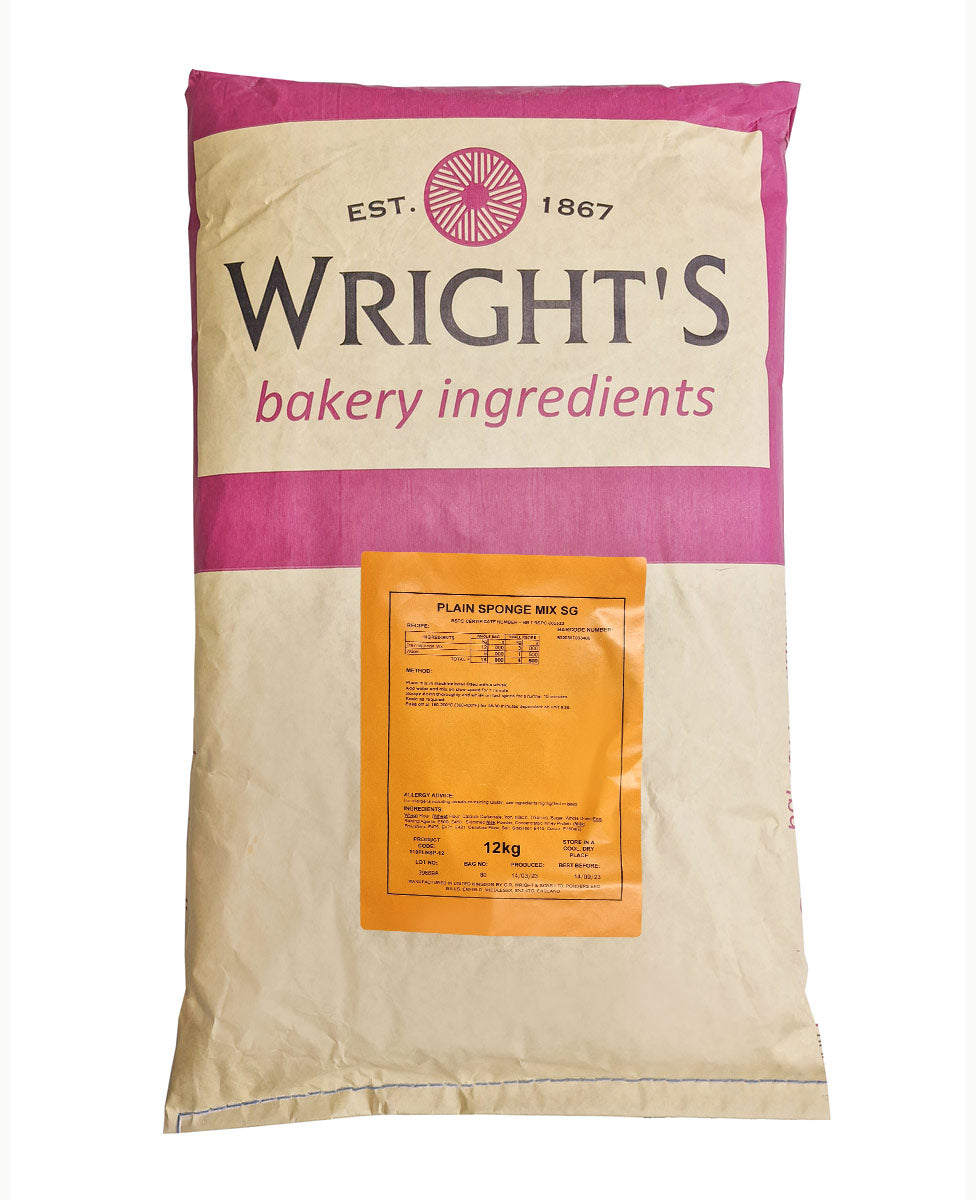 Wright'S Bakery Ingredients Plain Sponge Mix Sg 12 kg