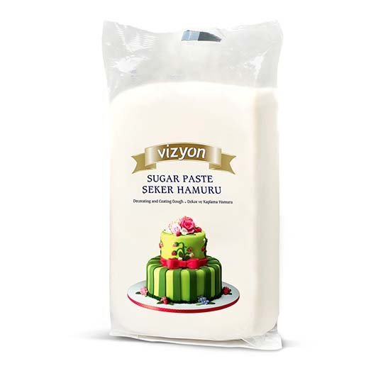 Vizyon Sugar Paste Icing white 1 kg