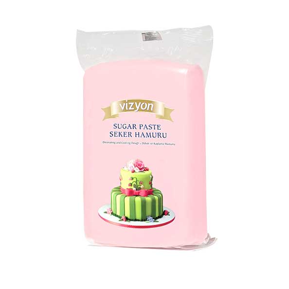 Vizyon Sugar Paste Icing Light Pink 1 kg