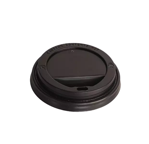 12oz Paper Cup Lids Black 1000 Pcs