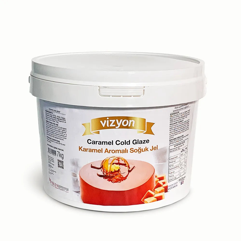 Vizyon Caramel Flavored Cold Glaze 7 kg