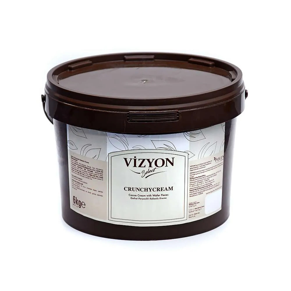 Vizyon Crunchycream Cocoa Cream with Wafer Pieces 6kg