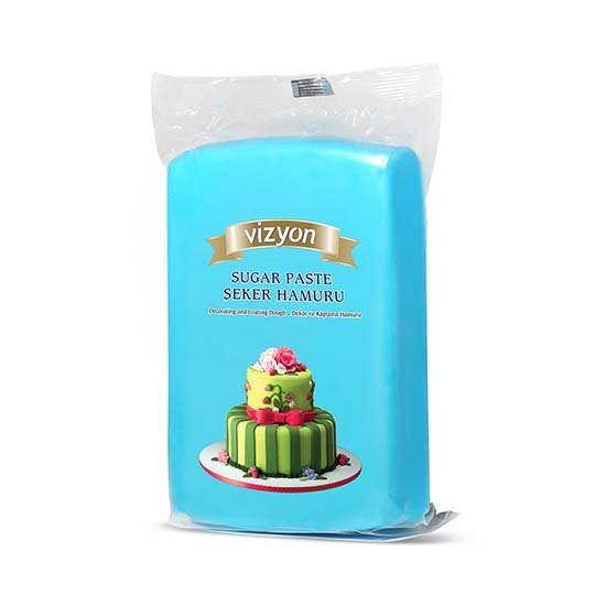 Vizyon Sugar Paste Icing Blue 1kg