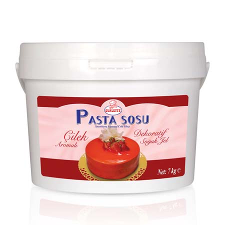 Katsan Ovalette Strawberry Flavored Cold Glaze 7 kg