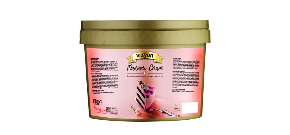 Vizyon Madame Cream with White Chocolate 6kg