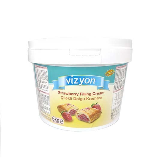 Vizyon Strawberry Flavoured Filling Cream 6 kg