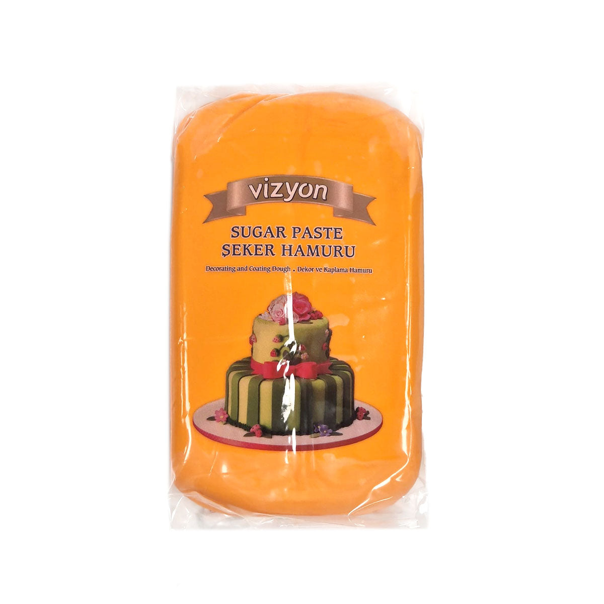 Vizyon Sugar Paste Icing Orange 1 kg