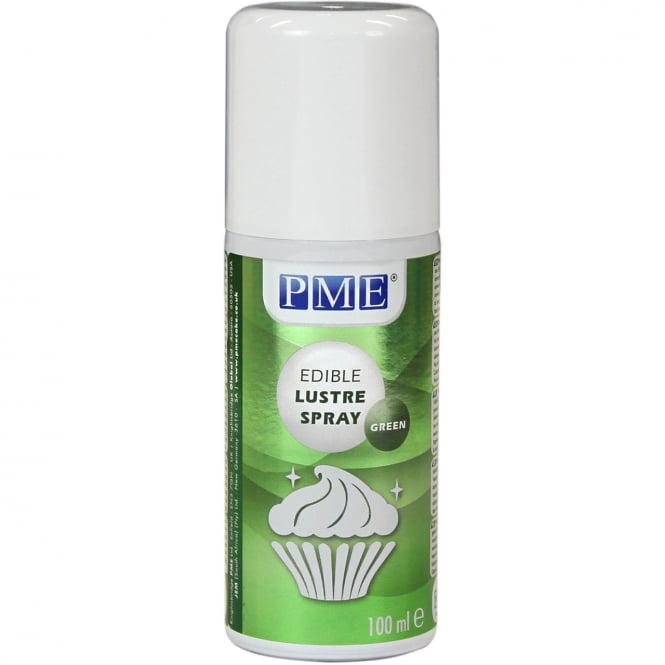 Pme Edible Lustre Spray - Green 100 ml